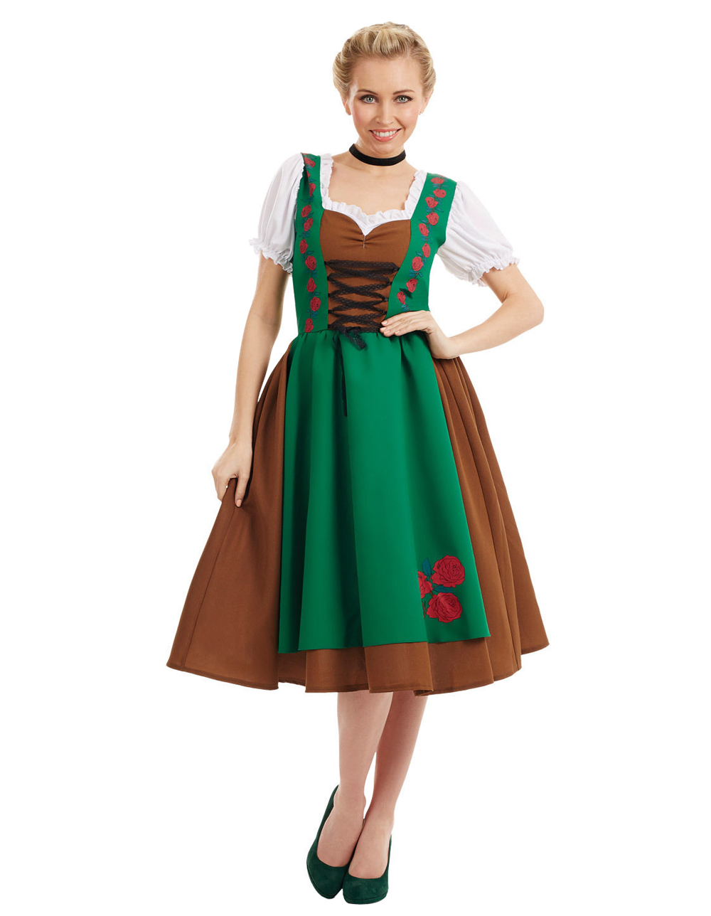 F1790 Ladies Traditional Bavarian Girl Fancy Dress Costume